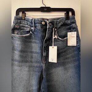 Good American Dark Blue Straight Jeans